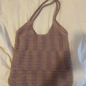 Purple shoulder bag